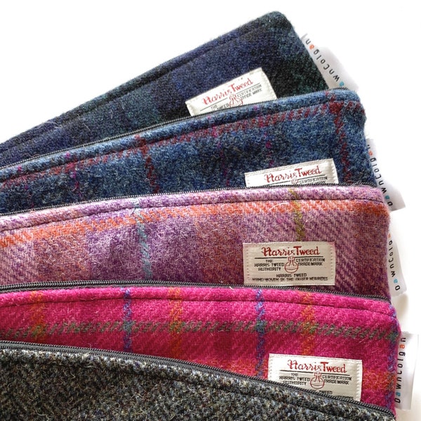 Small Harris Tweed Pencil case