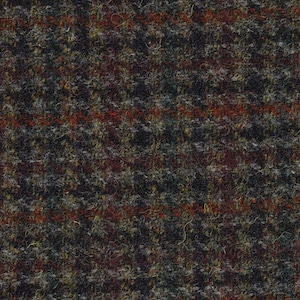 LIMITED EDITION 1.6'' and 2'' wide Harris Tweed guitar straps. Multicoloured houndstooth. image 9