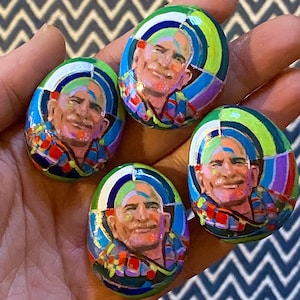 Neem Karoli Baba Portrait Pebble
