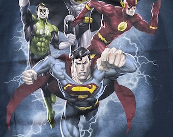 Shirt L Sons of Gotham JLA Engaged Adult Ringer T