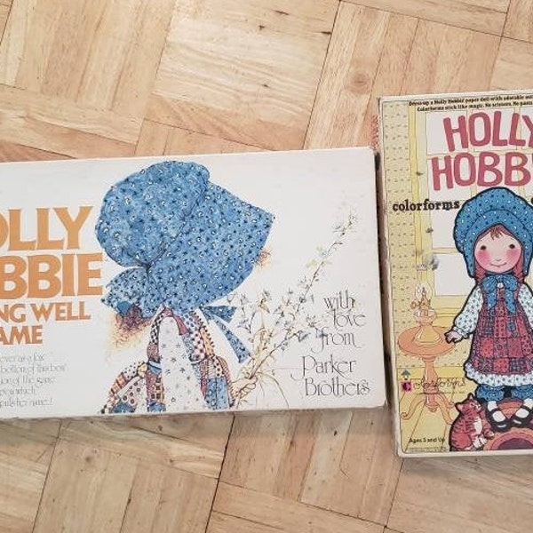 Holly Hobbie wishing well game, Holly Hobbie conforms dress up set, American Greetings
