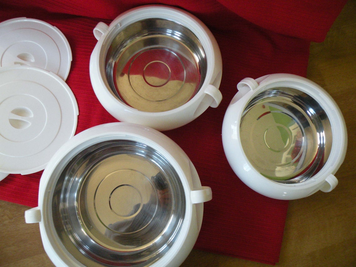 InsoCore Stacking insulated bowls cooking picnic food Etsy