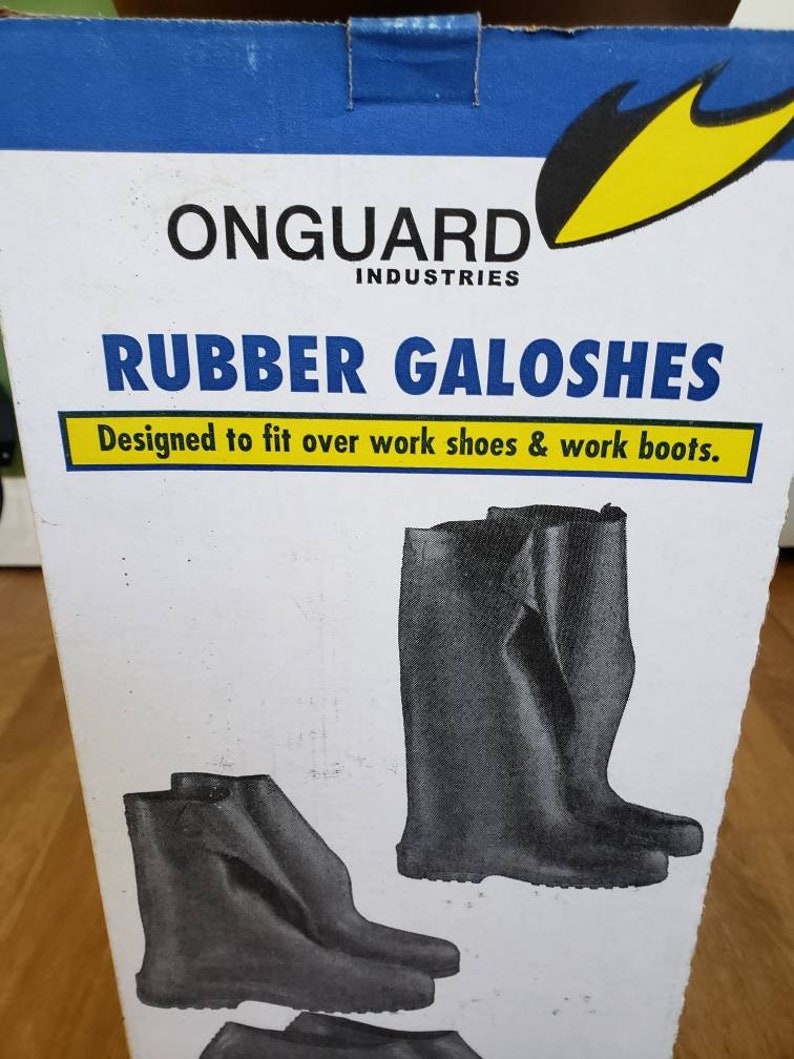 RUbber Galoshes Over shoes rubber work boots Onguard industry Etsy