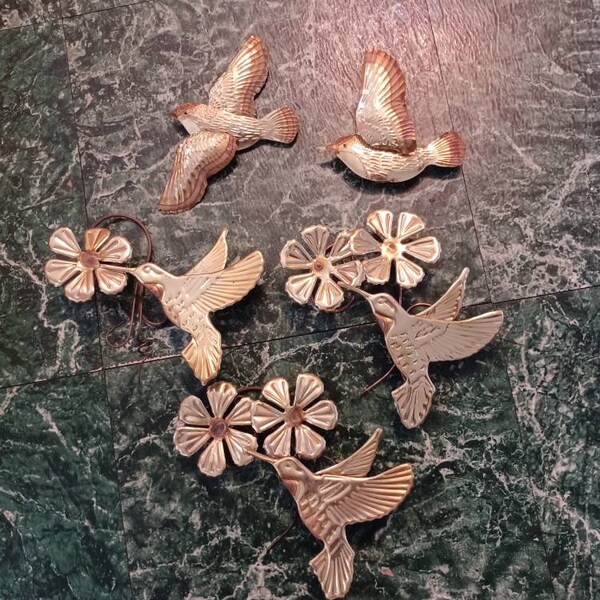 Metal Hummingbird Hanging Etsy