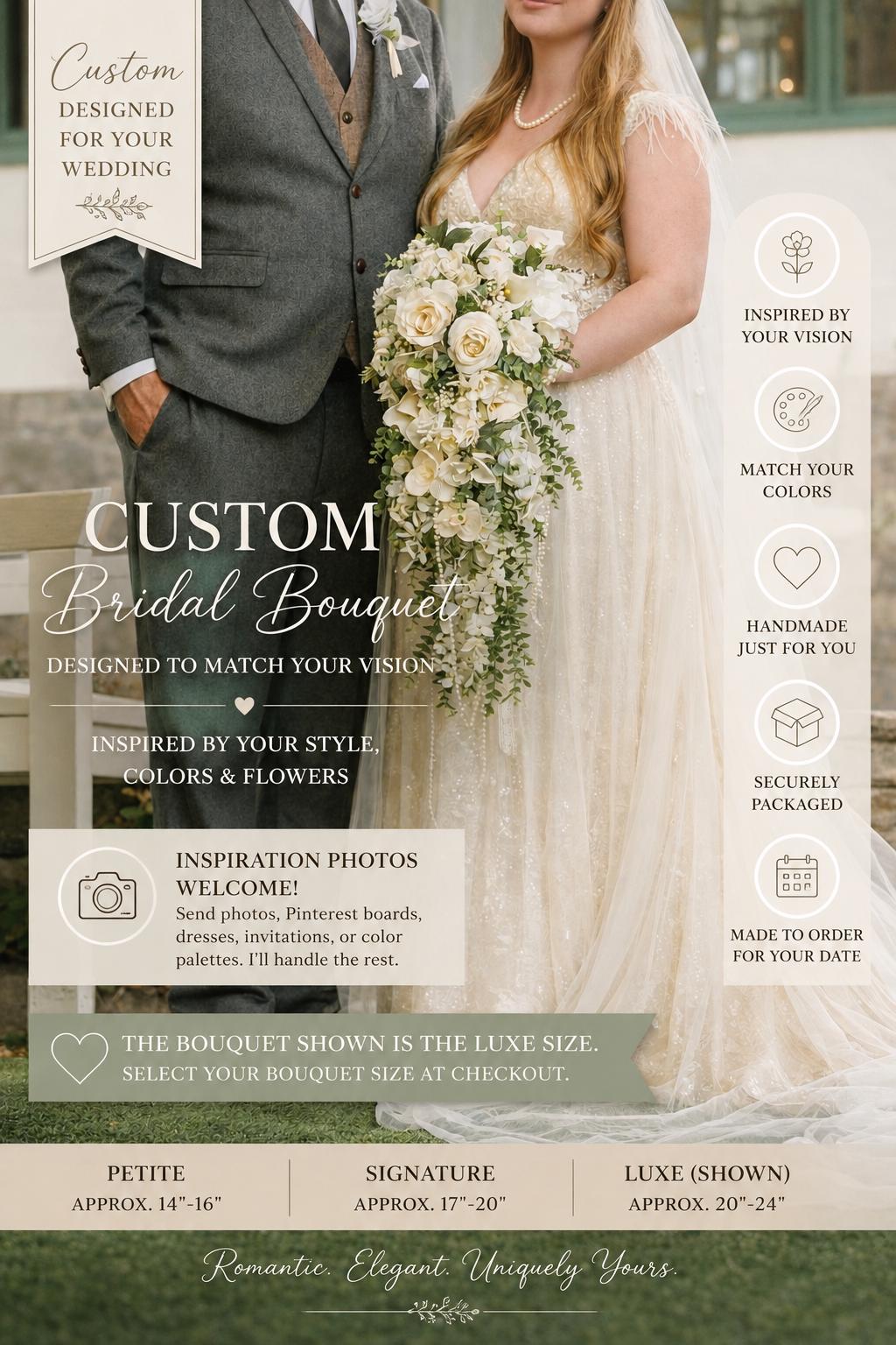 【大判希少本】A Treasury of Bridal Bouquet Custom Silk Bridal Bouquet | Luxury Wedding Flowers Designed for