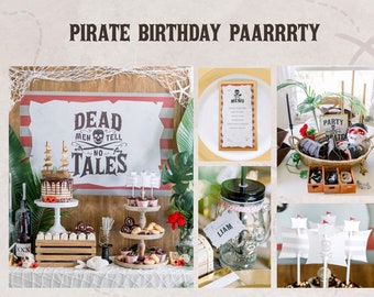 Pirate PAaaArTy! - Printable Designs for a Modern Nautical Birthday Party