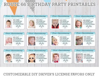 Radiator Springs Birthday Driver's License – DIY Template (Photoshop or Canva)