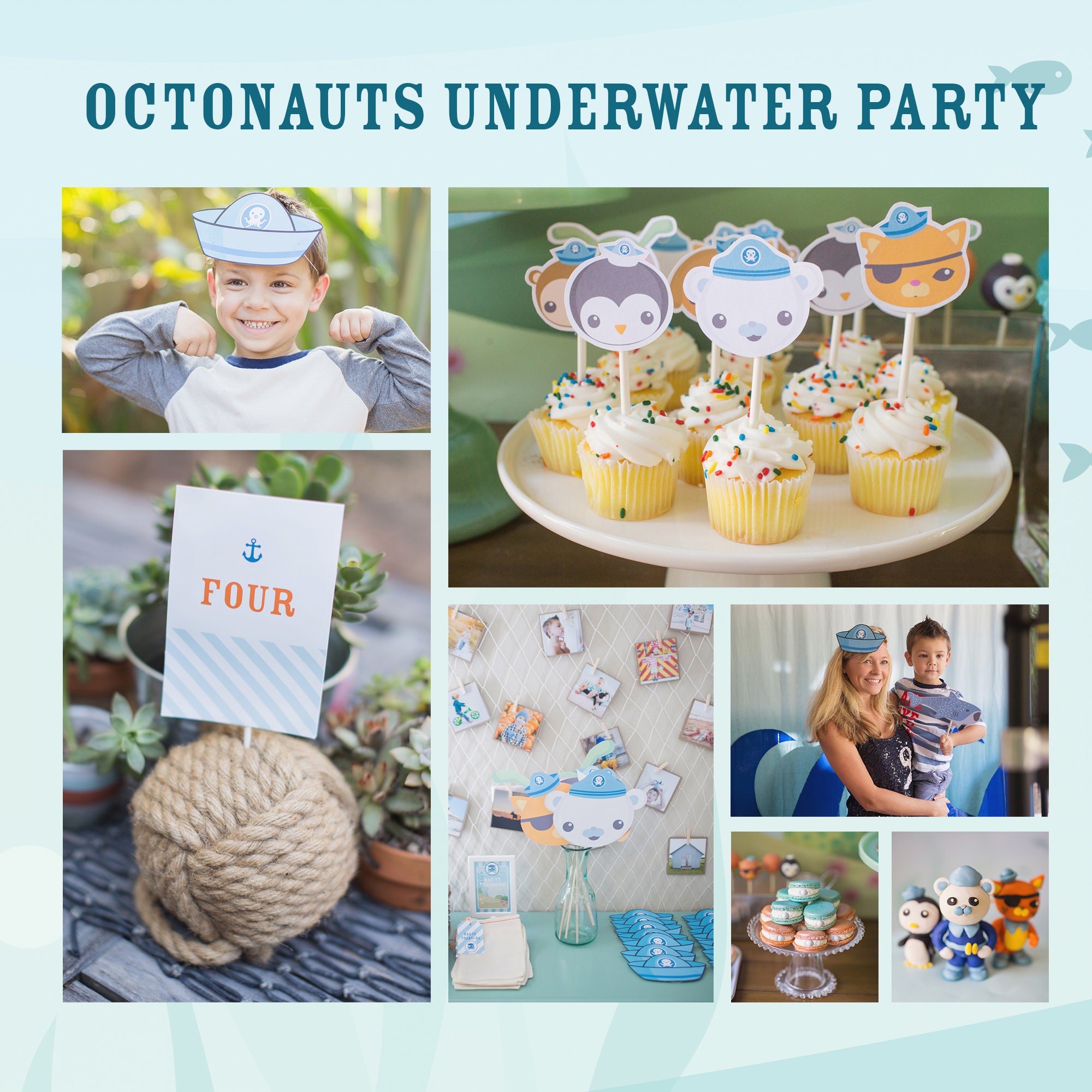 Custom Octonauts Birthday Party Printables – Invitations, Banner