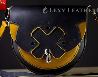 Leather Crossbody Bag Pattern – "eXy Bag" DIY (PDF Download)
