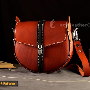 Leder Geldbörse Schnittmuster - Taschen Schnittmuster - Leder DIY - Ledertasche Vorlage - Pdf Download