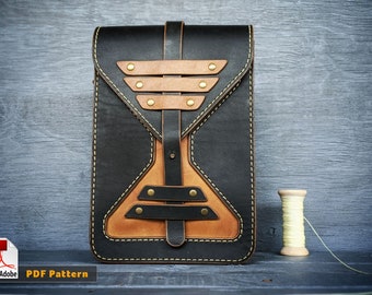 Leather Crossbody Bag Pattern - Shoulder Bag Pdf - Leather Bag Pattern - Pdf Download