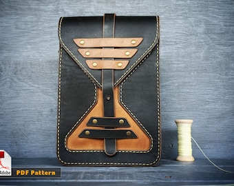 Leather Crossbody Bag Pattern - Shoulder Bag Pdf - Leather Bag Pattern - Pdf Download