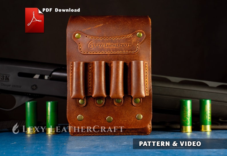 Leather Hunting Pouch Pattern Hunting Belt Pouch Pattern Etsy