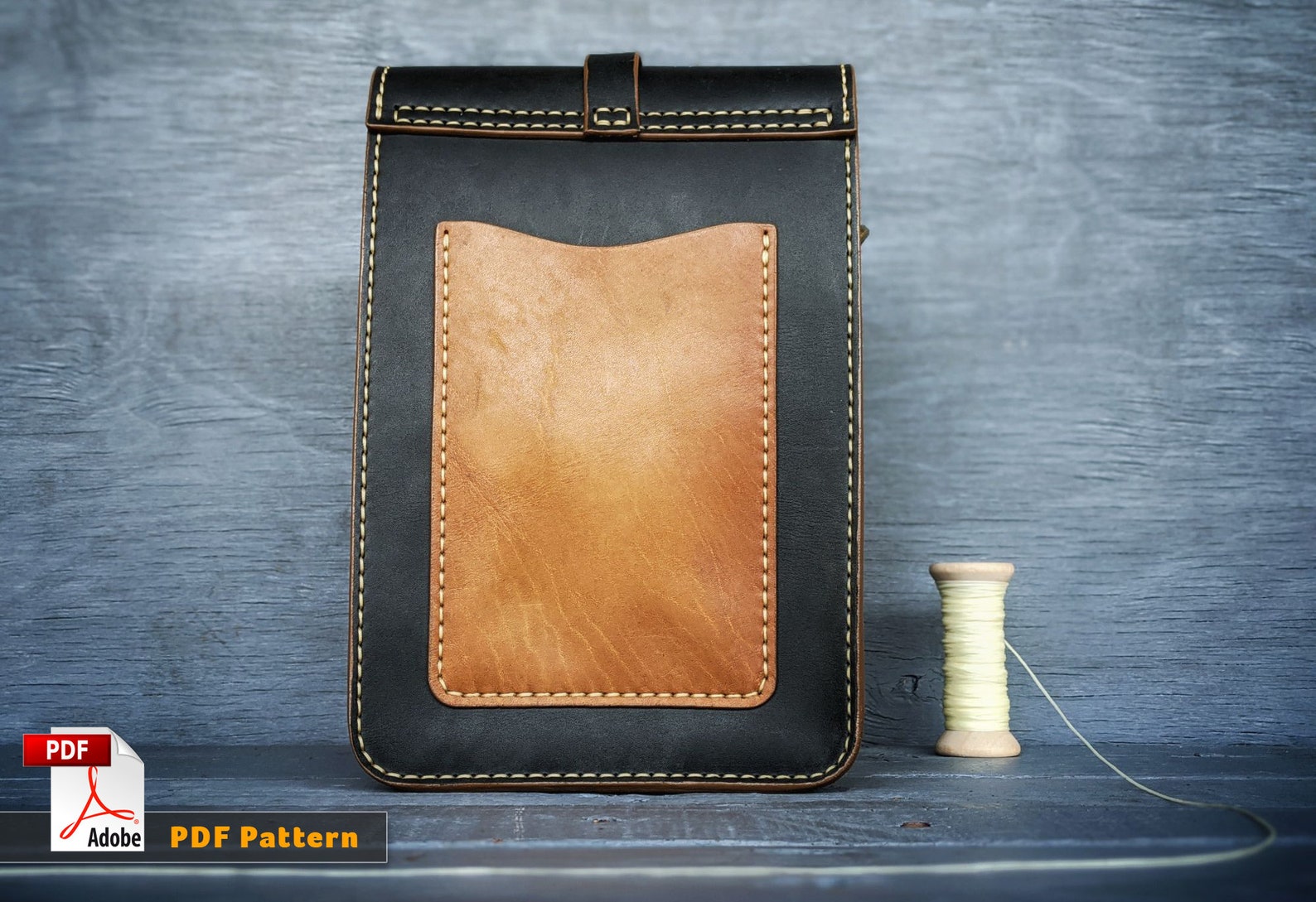 Leather Crossbody Bag Pattern - Shoulder Bag Pdf - Leather Bag Pattern ...