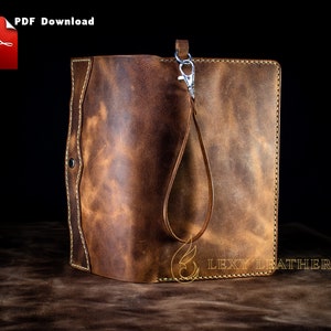 Leather clutch pattern clutch purse pdf Leather DIY Pdf Download image 8