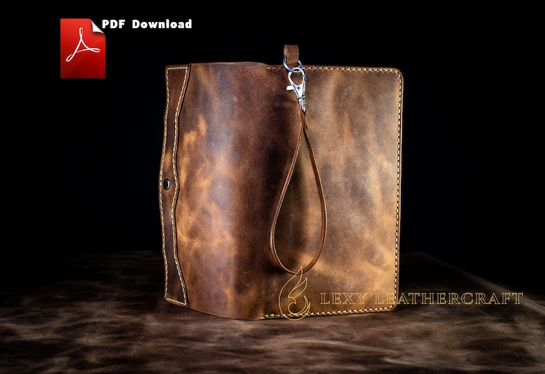 Leather clutch pattern clutch purse pdf Leather DIY Pdf Download image 8