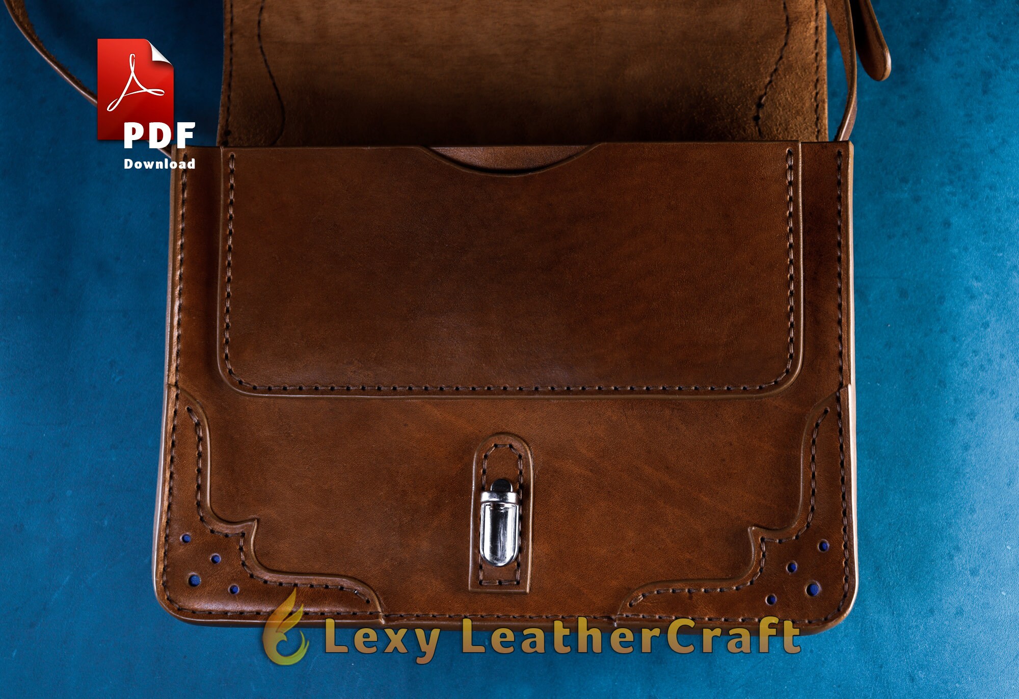 Leather Bag Pattern Vintage Bag Pattern Purse Pattern Etsy