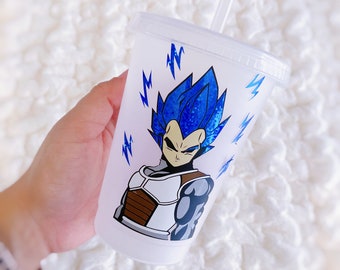 Dragon Ball Z Inspired Stainless Steel Tumbler Dragon Ball Z Etsy