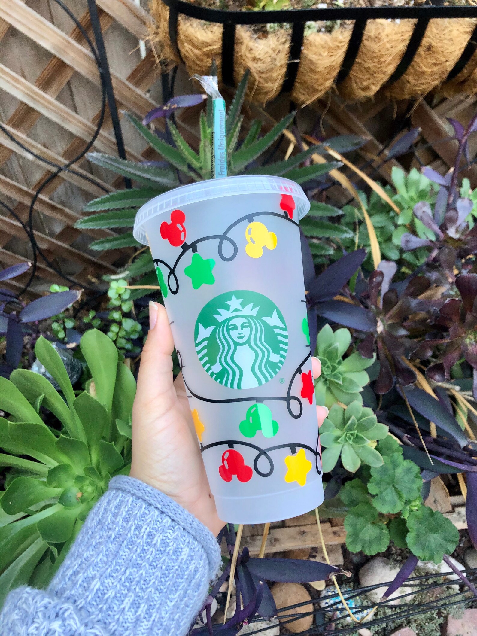 Disney Holiday Personalized Starbucks Tumbler Etsy