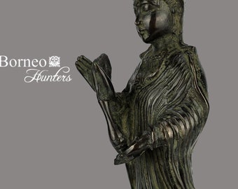 アンティーク アンティーク 中国風 観音像 - 38 cm/15