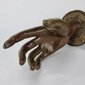 Door Handle 7.75&quot;/20cm Door Pull Realistic Hand Sculpture For Door Or Wall (Sold As Pair)