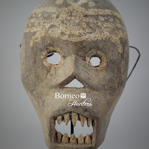 ヴィンテージ！インドネシア(ボルネオ)ダヤク族マスク Dayak mask - Etsy 日本