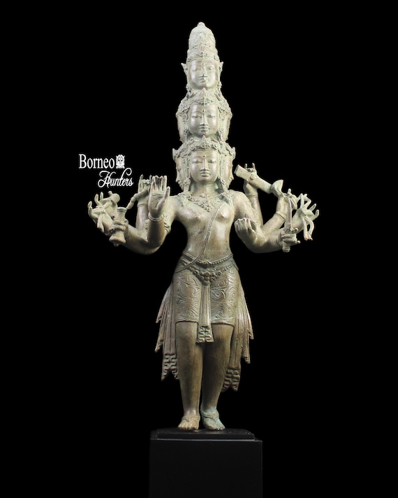 33.4インチのブロンズ製踊るシヴァ像：インドネシアの九面彫刻 - Etsy 日本