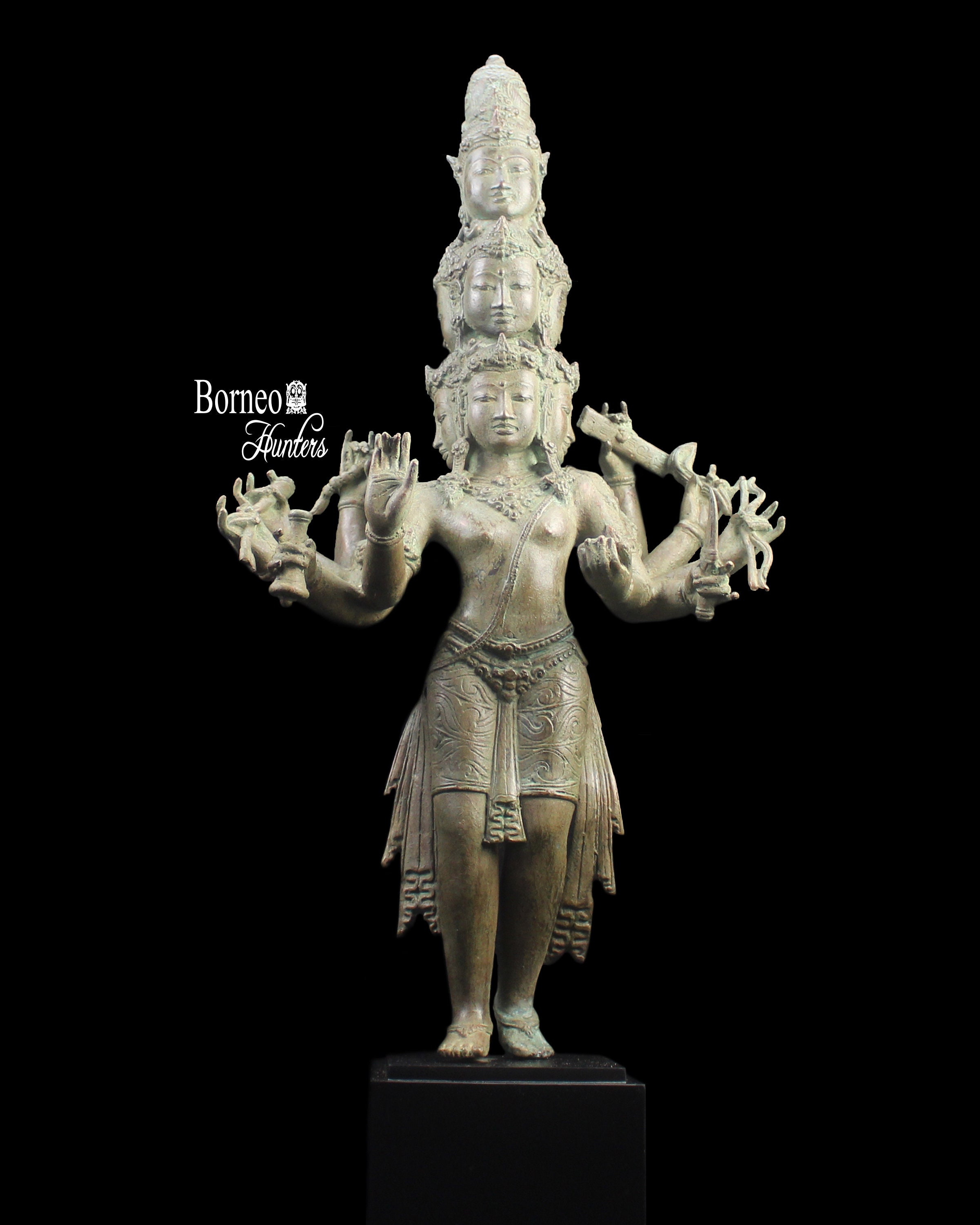 33.4インチのブロンズ製踊るシヴァ像：インドネシアの九面彫刻 - Etsy 日本