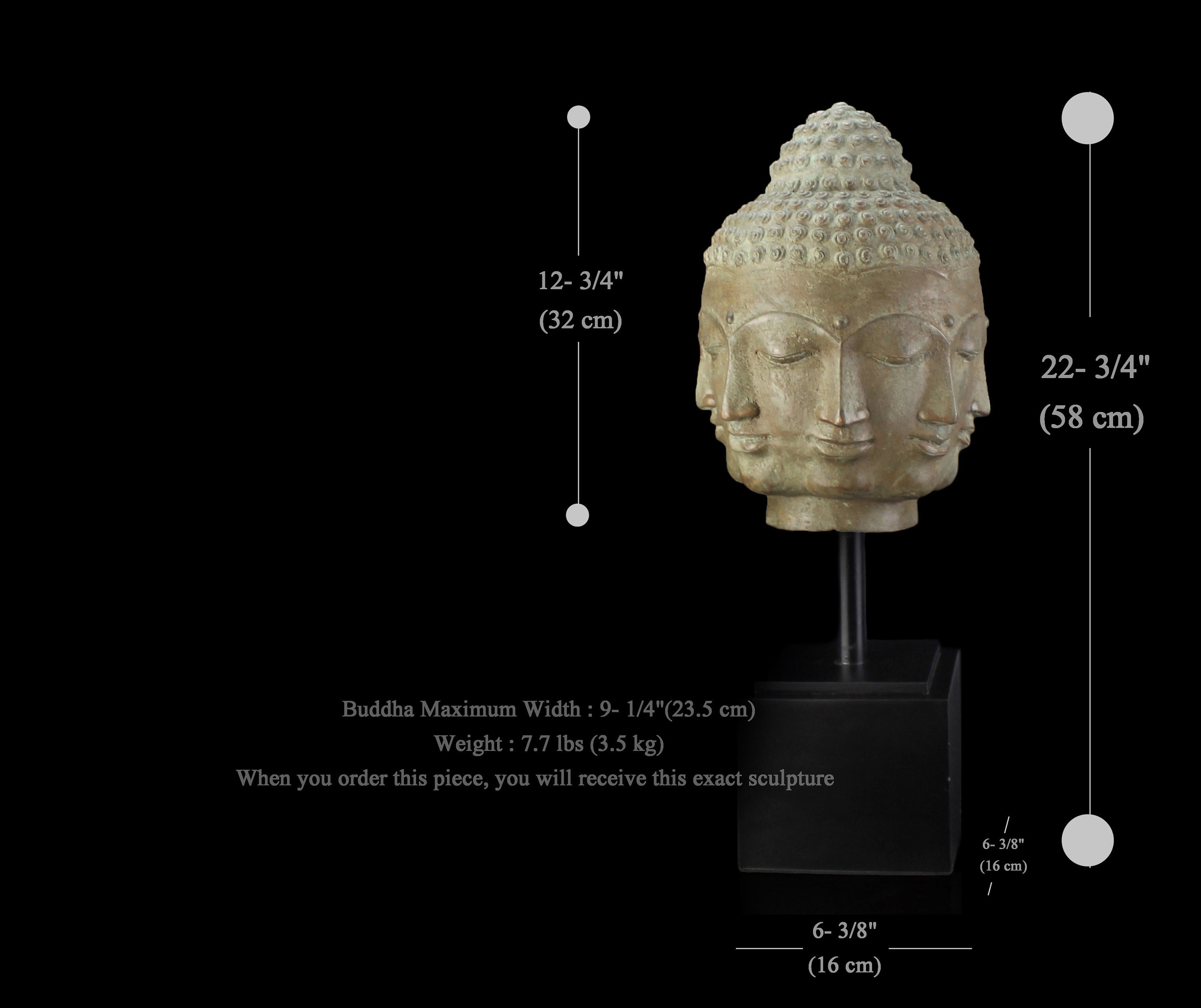 ブロンズ製仏像頭部　鉄製　お面 2025年最新】Yahoo!オークション -お面(仏像)の中古品・新品・未使用品一覧