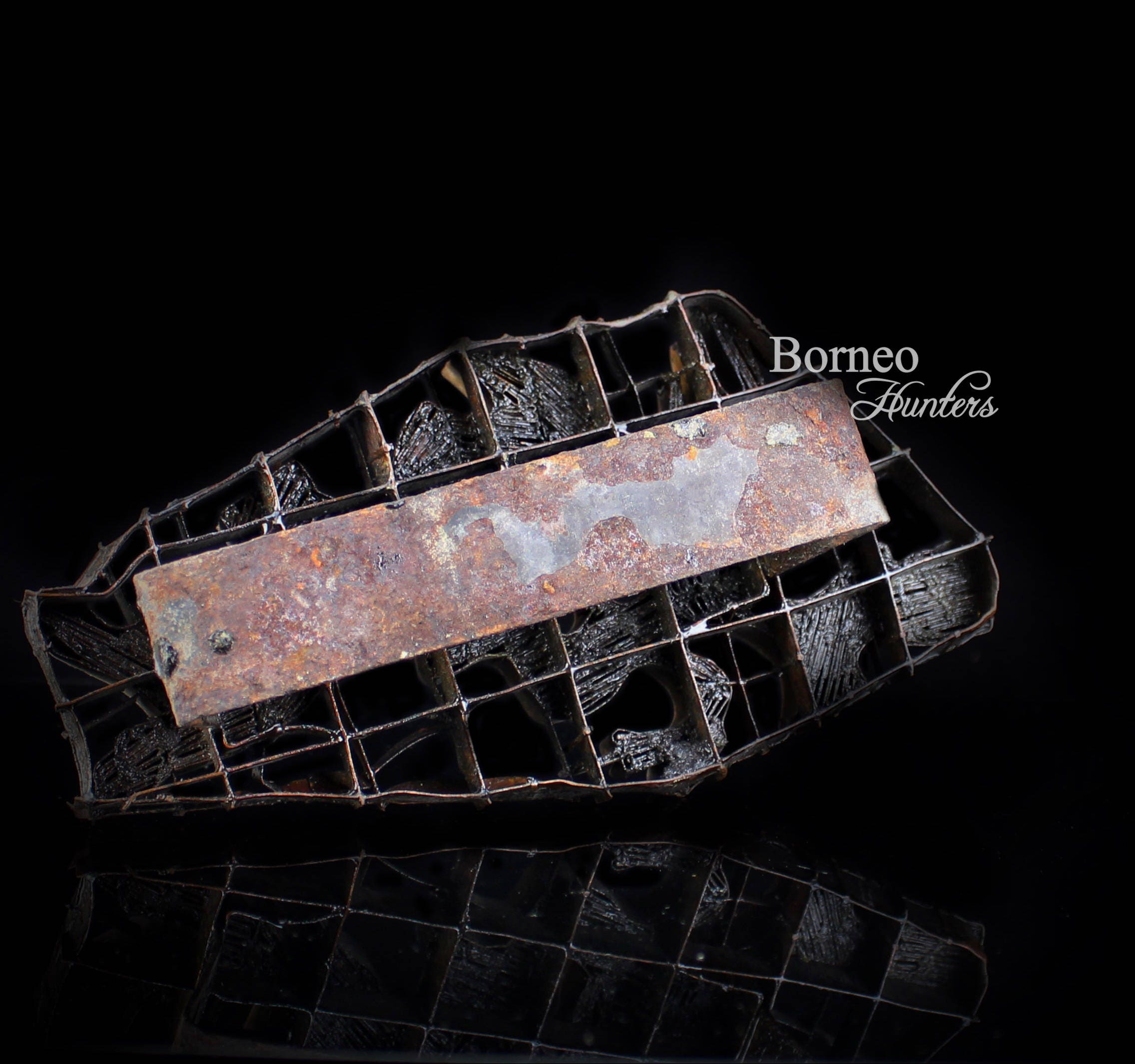 Vintage Batik Stamp Tjap Indonesian Batik Chop 9.1x4.1