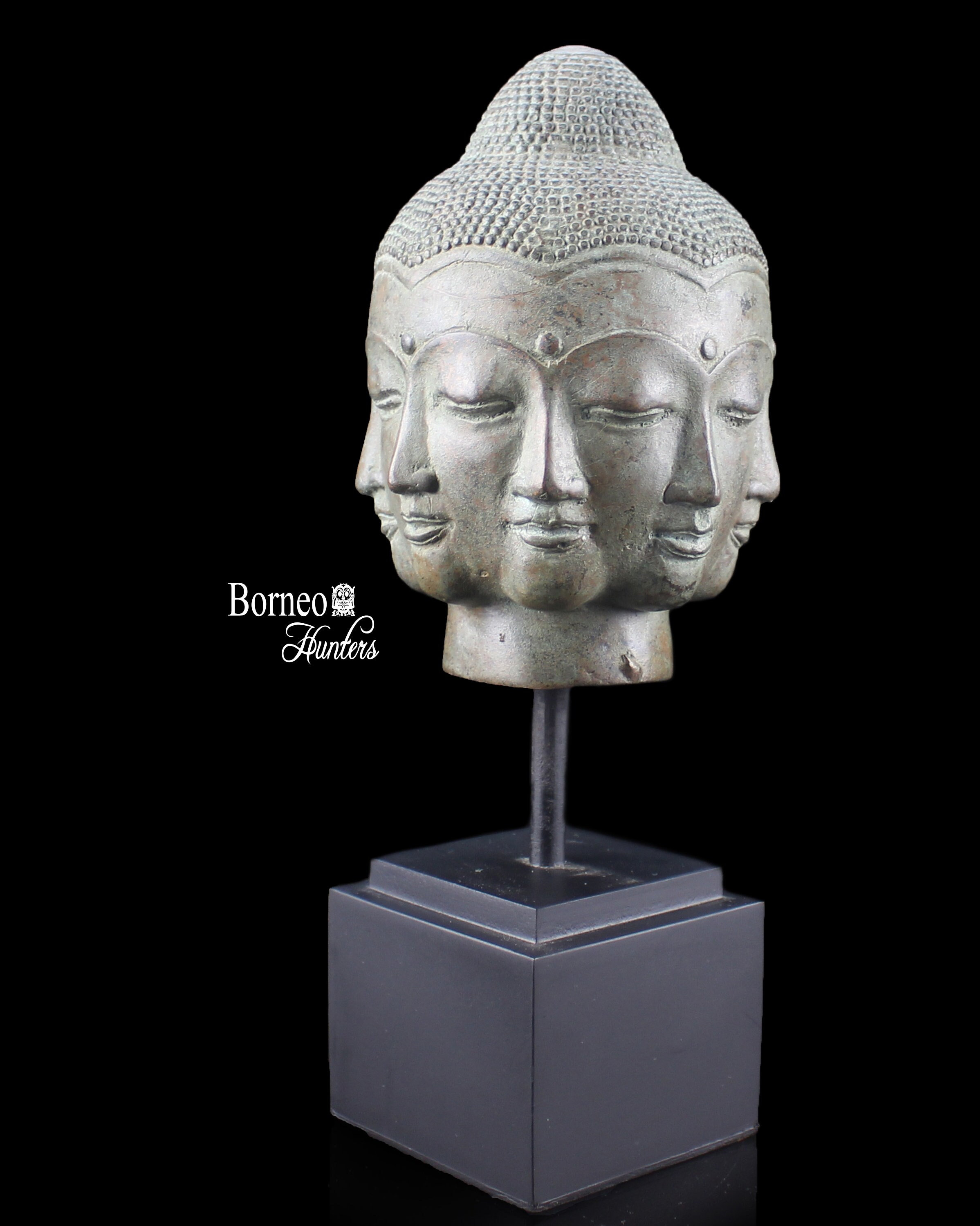 ブロンズ製八面仏頭像 - 幸運と富をもたらす装飾品（28 cm） - Etsy 日本