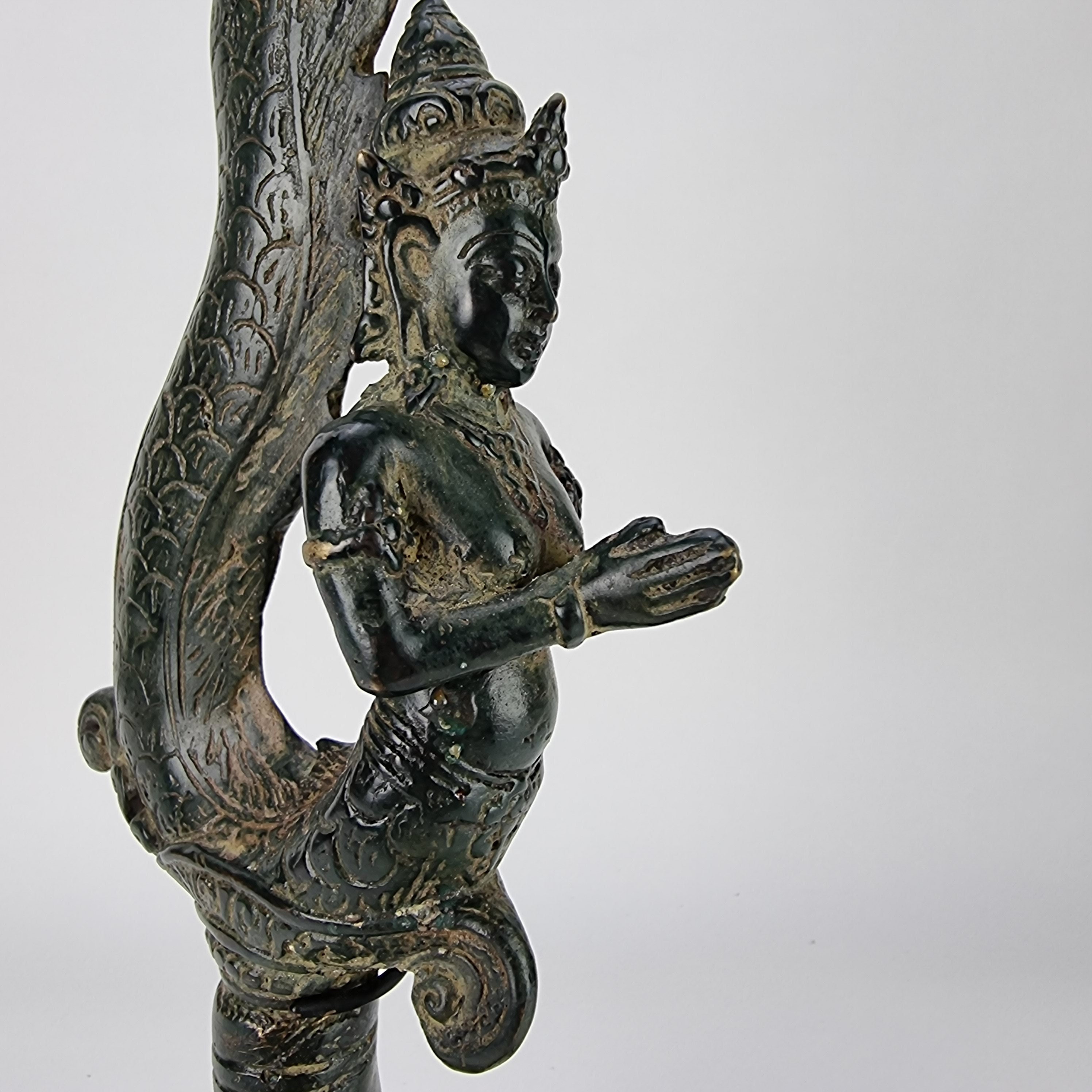 新品 送料無料 ドアハンドル ナーガ 蛇神 竜神約32㎝特大⑦ 送料無料