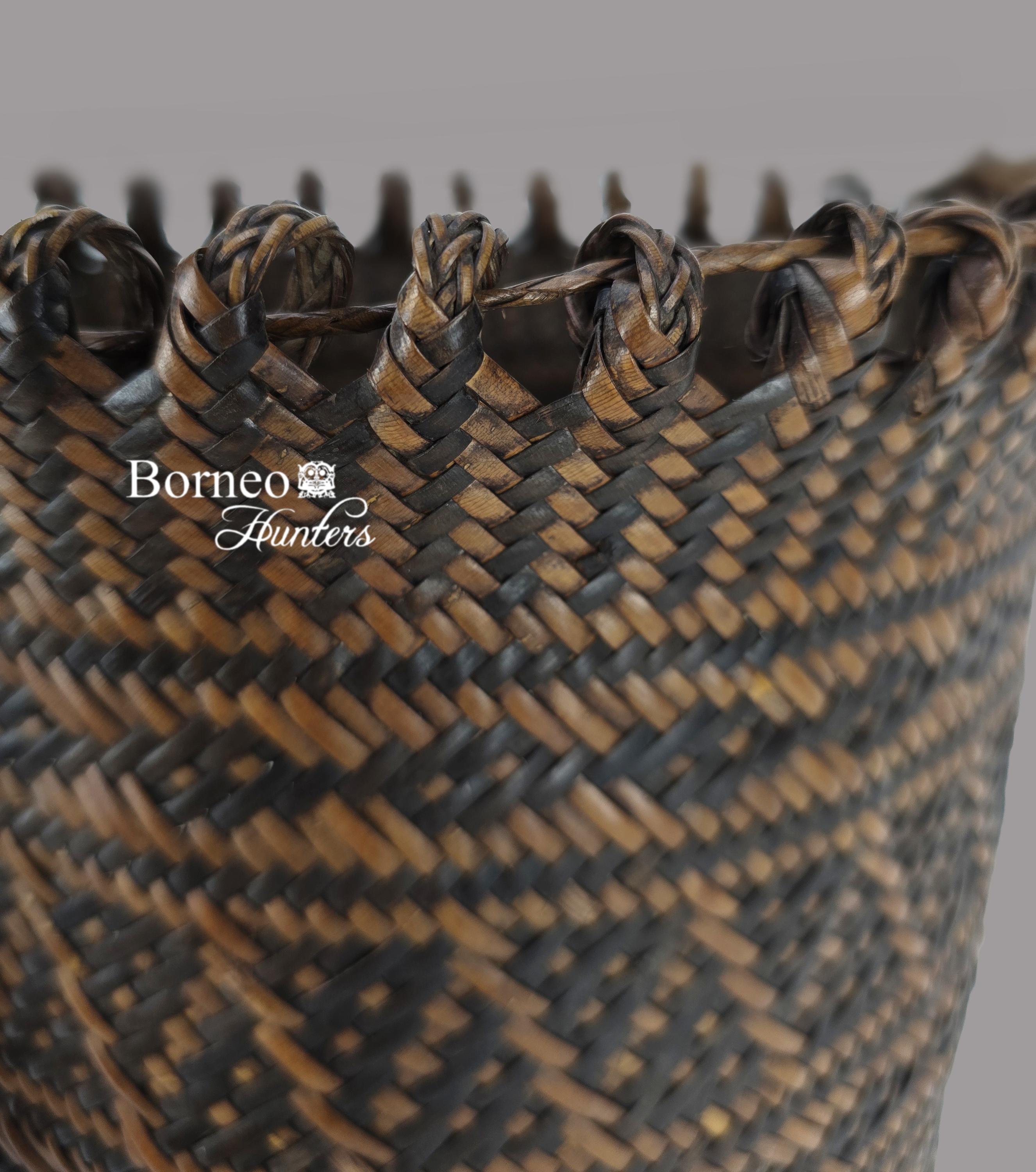 Borneo Basket AJAT Light Traveling Basket/bag Ornate Fine Rattan