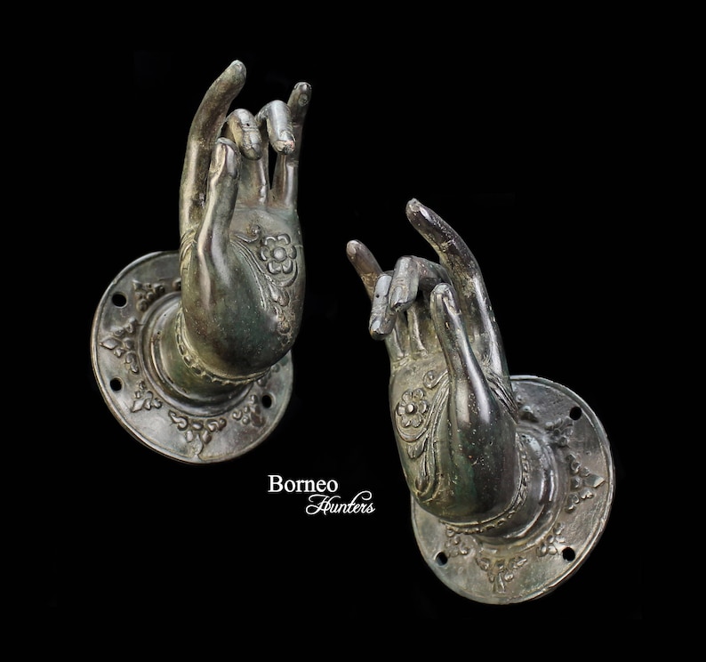 BUDDHA Hand Sculpture 4.1x2.7mudra Hand Vitarka Mudra Etsy