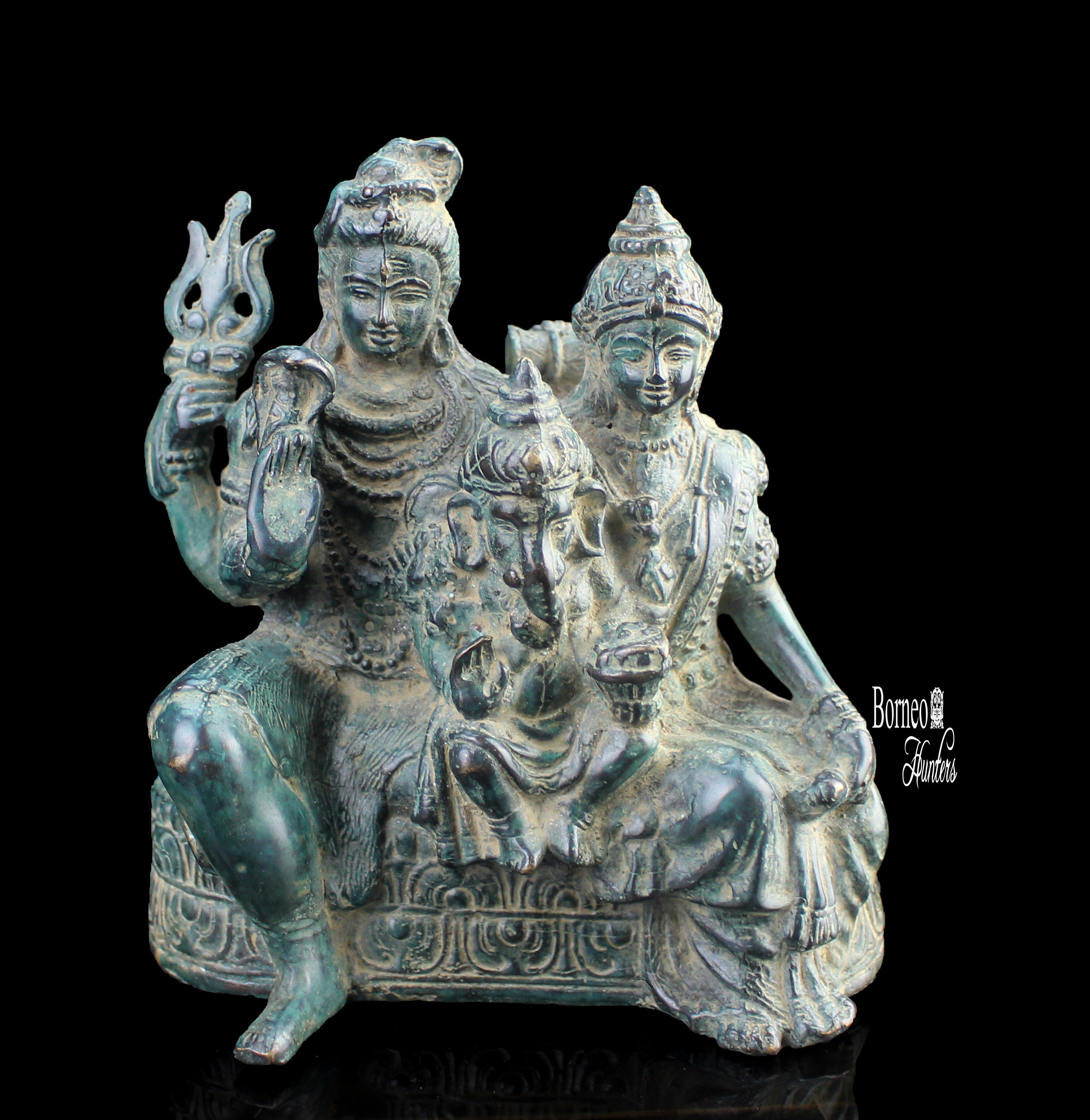 7Estatua de la familia Shiva con Parvati \u0026 Ganesh | Etsy México
