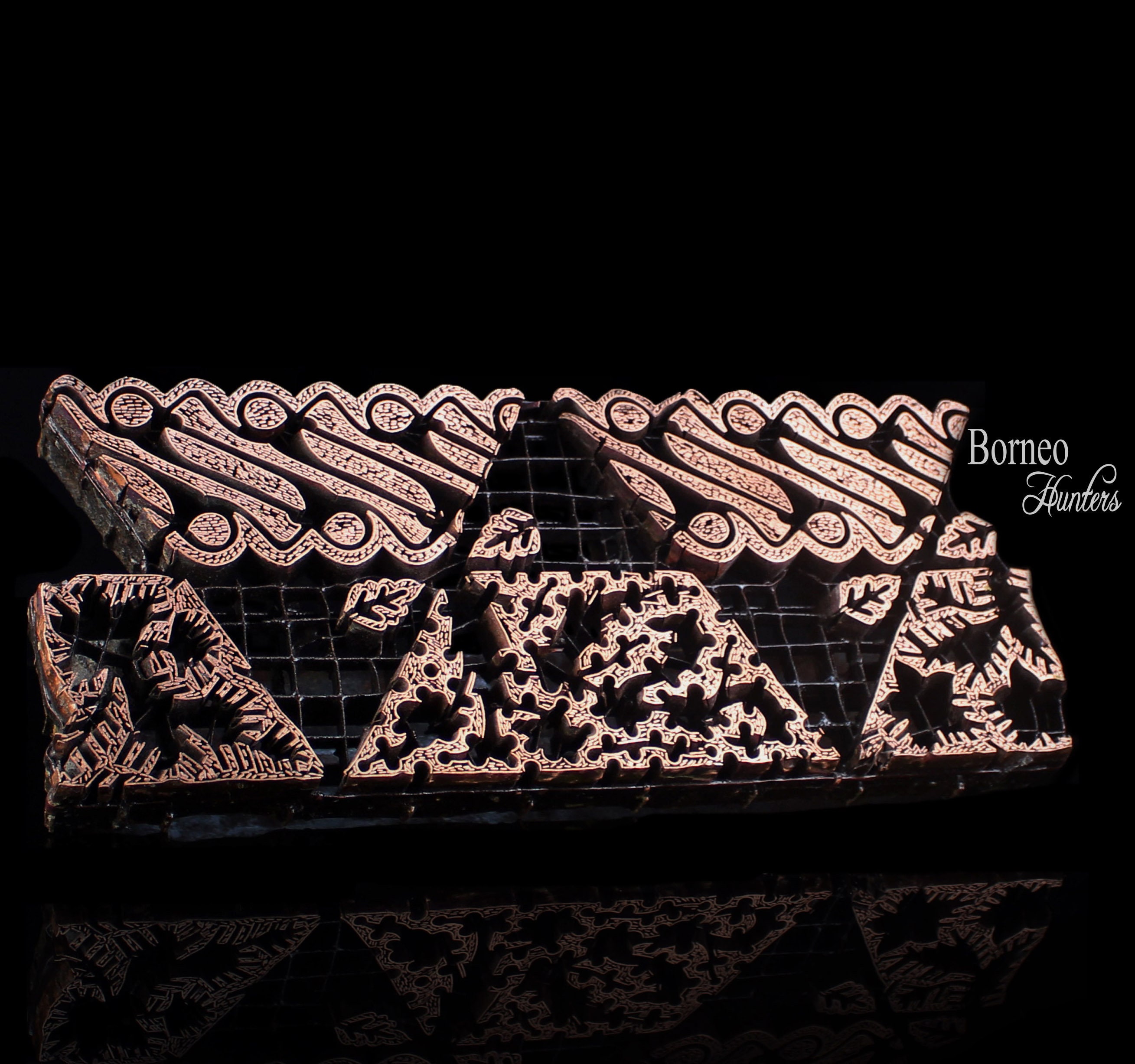 インドネシア木製バティックチャンプ Ａ インドネシア木製バティックチャンプ A インドネシア木製