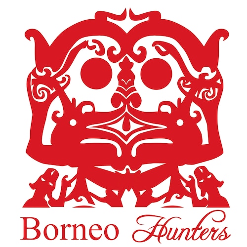 ヴィンテージ ダヤク族の祖先像：部族の木彫り、ボルネオアート（11.4