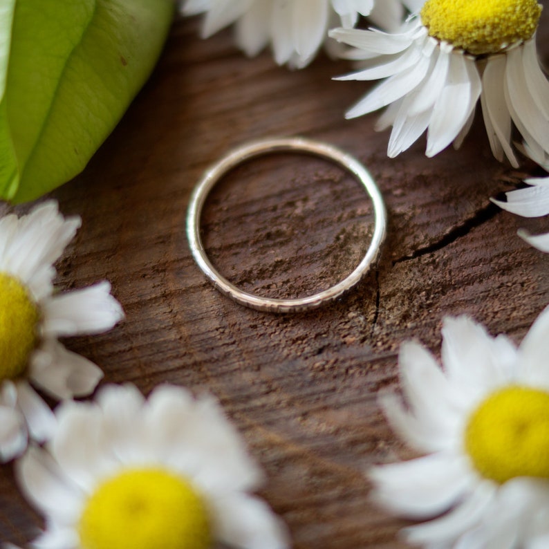 sterling silver stackable ring silver ring dainty simple silver stackinig ring silver rings for women minimalist jewelry rings for men