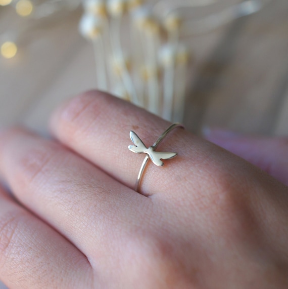 Sterling Silver Little Dragonfly Ring Sterling Silver Little Dragonfly Ring