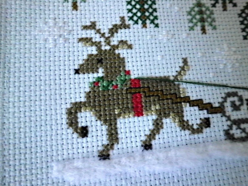Northwoods Santa Original Cross Stitch Design from Scotland | Etsy