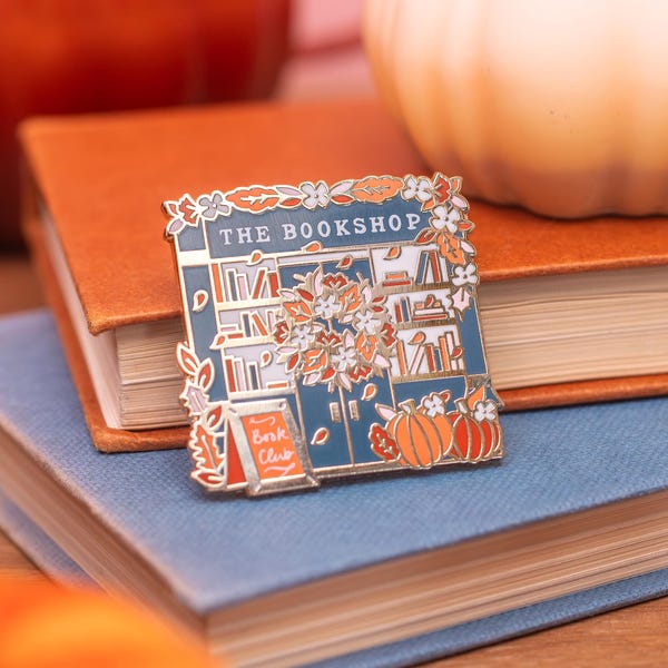 The Bookshop Enamel Pin