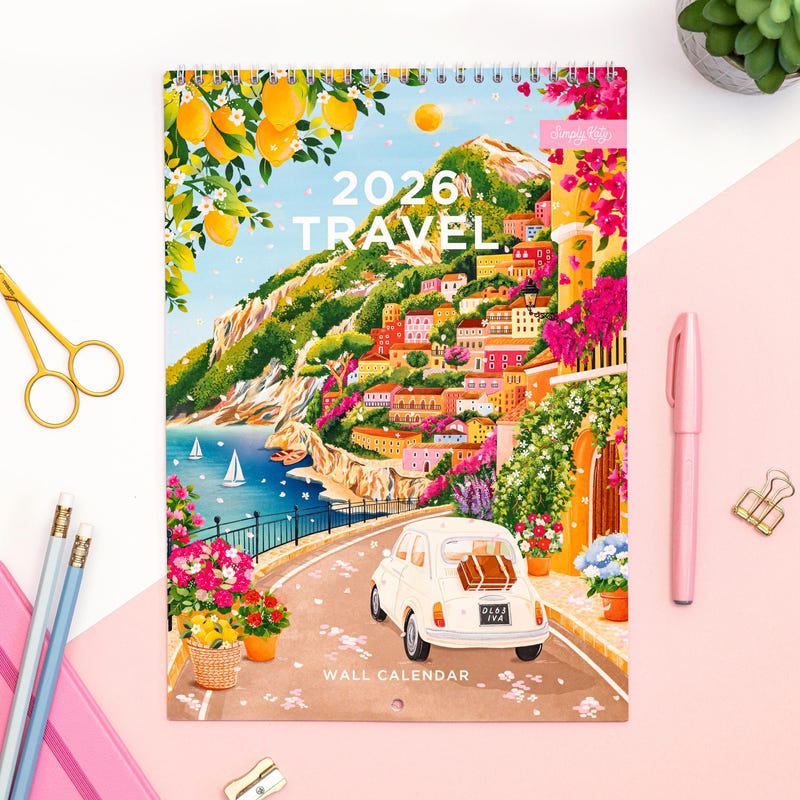 12 Month Wall Calendar 2026 Etsy UK