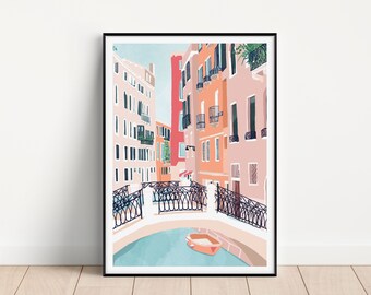 Venice,Venice art print, Vento, Italy, Venice wall art, Venice print, Venice Italy, Venice art, Venice poster, Italy art, Travel print