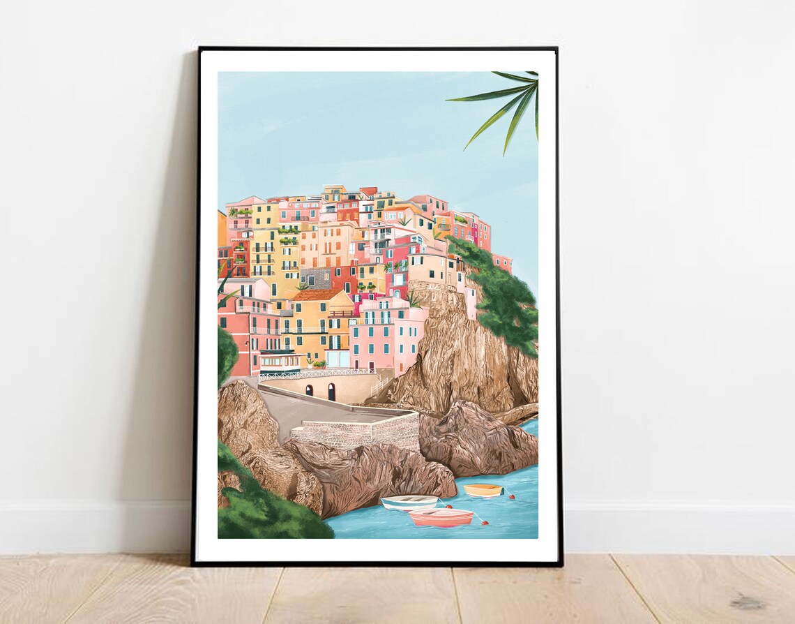 Cinque Terre Cinque Terre Art Print Cinque Terre Art Cinque | Etsy
