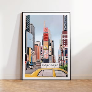 Stampa di Times Square, arte di Times Square, poster di Times Square, stampa artistica di Times Square, arte di New York, stampa di New York, stampa artistica di New York, NYC