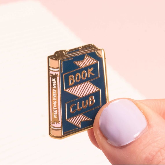 Book Enamel Pin, Enamel Pin, Book Pin, Book Enamel Pin, Pin Badge, Book  Lover Gift, Bookworm Gift, Book Lover, Book Club ,book Gift 