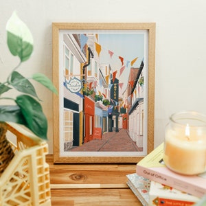 Brighton, Brighton The Lanes,Brighton print, Brighton poster, Brighton art, Brighton poster, Living room print, Seaside prints image 3