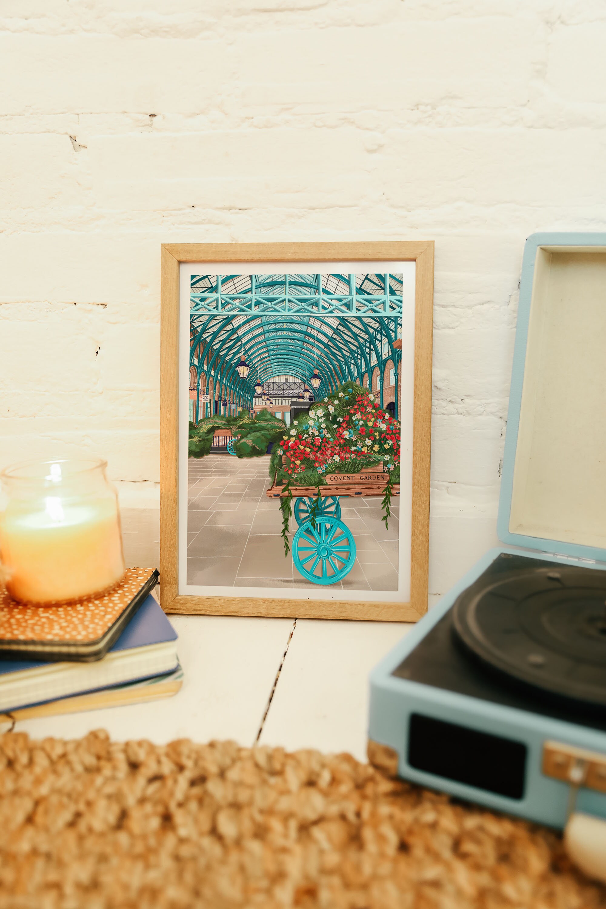 Covent Garden Art Print London Art Print Covent Garden Etsy