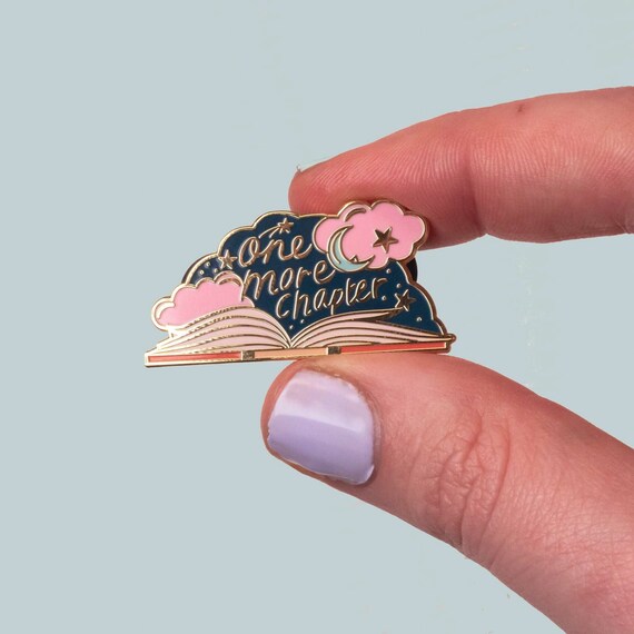 Buy Book Enamel Pin, Enamel Pin, Book Pin, Book Enamel Pin, Pin Badge, Book  Lover Gift, Bookworm Gift, Book Lover, One More Chapter, Book Gift Online  in India 