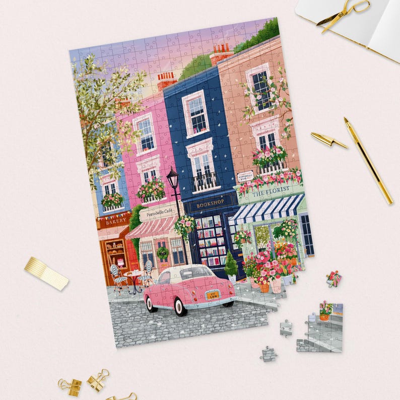 Portobello Road | London, 1000 piece Jigsaw Puzzle for adults image 4